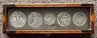 Weta Dwarf Coins Lord Of The Rings/ The Hobbit DAMAGED BOX • £35
