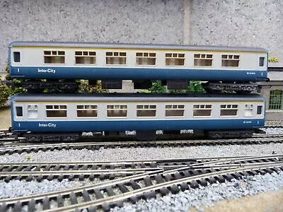 Lima BR Mk 2 Intercity 1st Class Coaches X 2 For OO Gauge Model Train Set • £5.50