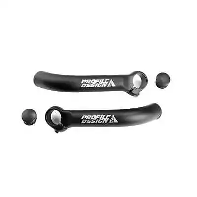 Profle Design Boxer Bar Ends: Black L-Bend Bicycle Handlebar End Grips • $9.98