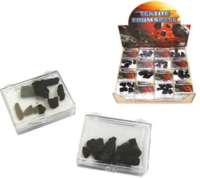 4 Pkgs MAGIC TEKTITE MOON ROCKS Meteor Outer Space Stones NEW Geology Lunar Rock • $18.68