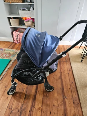 £49.99 • Buy Used Bugaboo Bee 3 Pram Pushchair - Bassinet Included. Free Sheepskin Footmuff