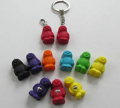 Handmade Novelty Fashion Cute Jelly Baby Sweet Sweets Clip On Charm Keyring • £4.99