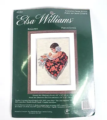 Elsa Williams Rosalinda Counted Cross Stitch Kit Pretty Woman Parfum Estival • $26.27