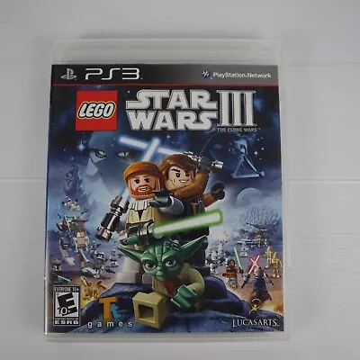 Lego Star Wars III The Clone Wars PlayStation 3 PS3 Game Complete AUS PAL • $18.49