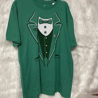$15 • Buy Mens St Patricks Day Ripple Junction Irish Tux With Vest Tee Size 2XL NWT