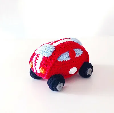 Baby Soft Toy  Racing Car Rattle • £11