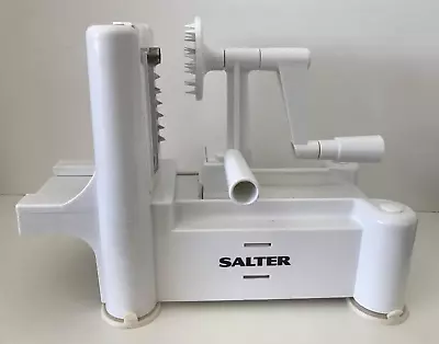 Salter Spiralizer Manual Fruit And Vegetable Slicer With Instructions - V.g.c. • £4.99