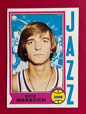 1974-75 Pete Maravich #10 Utah Jazz HOF FREE SHIPPING • $17.99