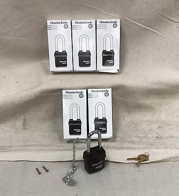 MASTER LOCK 6121KALJCN10G010 Padlock 10G010 Key Boron 6 PACK • $75