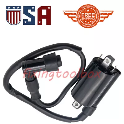 Ignition Coil Fits Yamaha ATV Virago 250 XV250 Baja 260 300 Route 66 Motorcycle • $13.49