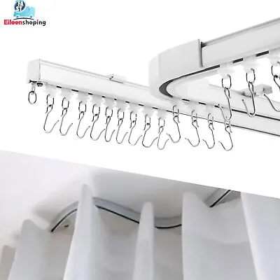 12-18 Ft Curtain Track Ceiling Track Kit Room Divider Rv Shower Curtain Track • $65