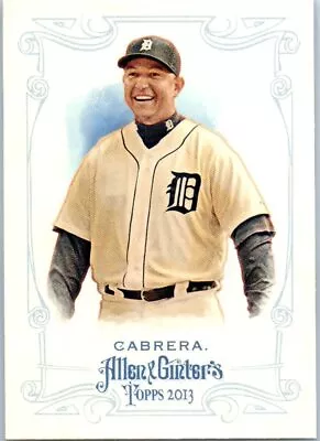 2013 Topps Allen & Ginter #1 Miguel Cabrera • $1.49