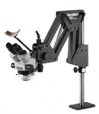 Meiji EMZ-5 MICROSCOPE W/ GRS® Tools ACROBAT STAND & OPTIA LED LIGHT 003-563NFB • $3000