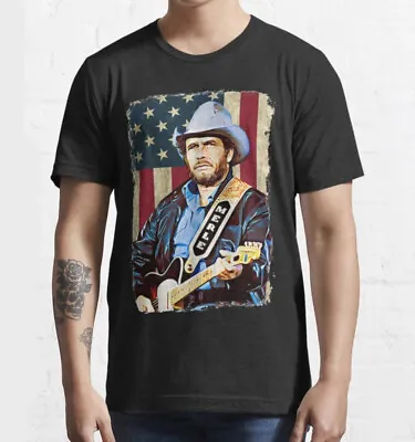 Vintage Merle Haggard T-Shirt Unisex Short Sleeve T-Shirt All Sizes S-2345Xl • $20.99