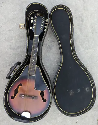 Vintage Hondo Mandolin HMD65 With Case As Is Parts / Restoration • $129.19