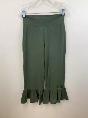 Matilda Jane S Olive Green Teacake Ruffles Pants Happy And Free Womens • $29.99