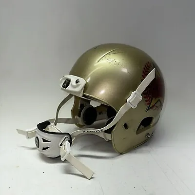 Zenith X2 YS Youth Regular Gold Football Helmet With No Face Mask Small READ • $34.99