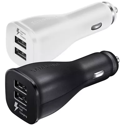 Original Samsung EP-LN920 Adaptive Fast Charging Dual-Port USB Power Car Charger • $7.99