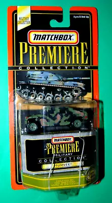 Matchbox Premiere Military Collection Military Humvee Vehicle 1998 New On Card • $12.95