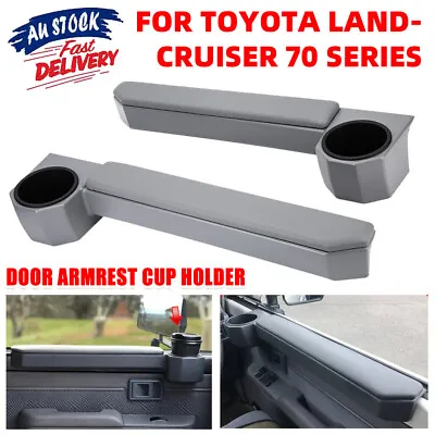 RH & LH Door Armrest Cup Holder For Land Cruiser 70 Series LC70 76 79 Hj75 Hzj79 • $70.99