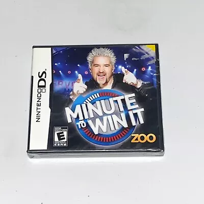 Minute To Win It (Nintendo DS 2009) Brand New & Sealed W/ Free Shipping • $6.95