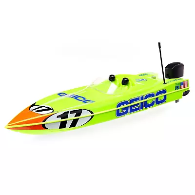 Pro Boat PRB08044T1 Miss GEICO 17  Power Boat Racer Deep-V RTR • $209.99