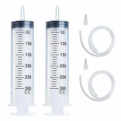 2 Pack 300ml Syringe & 70cm TubeSterile & Individual SealedMulti Usage Syringe • $18.83