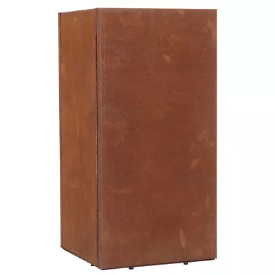 24'' Tall Metal Planter Garden Corten Steel Plant Flowers Pot Outdoor Trough Tub • £69.95