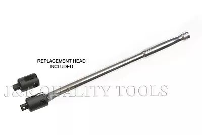 Breaker Bar | 3/8  Drive X 15  Inch Long Swivel Head Socket Wrench Bar CR-V • $22.95