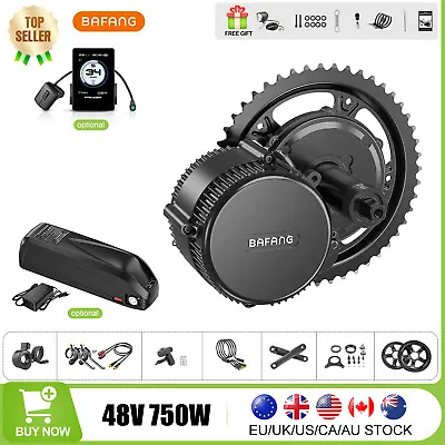 48V750W Bafang Mid-Drive Bicycle Kit 68-73mm BBS02B DIY E-Bike Conversion Kit • $465.63