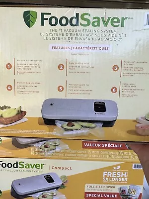 $59 • Buy Food Saver Vacuum Sealer Special Value Pack, Compact Machine With Bags (New)