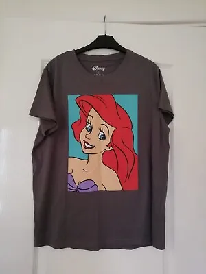 Primark Little Mermaid Charcoal T-shirt Size M New With Tag • £6