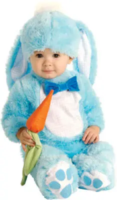 £15.99 • Buy Blue Baby Rabbit Child Fancy Dress Kids Easter Bunny Animal Costume 0-18 Months