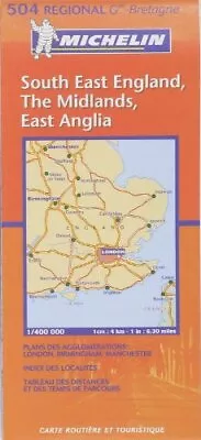 Michelin South East England The Mi... By Michelin Travel Publ Sheet Map Folded • $6.18