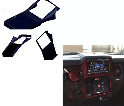 Retro Customz 2013-2016 Ford F250 / 350 / 450 IPad In-Dash Kit | Gloss Black • $249.99