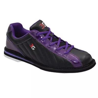 Mens 900 Global 3G KICKS Bowling Shoes BLACK/Purple Sizes 8 8 1/2 9 1/2 • $44.95