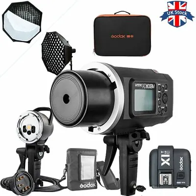 UK Godox AD600BM 600W HSS Flash+X1T-C For Canon+AD-H600B+CB-09+95cm Softbox Kit • £525