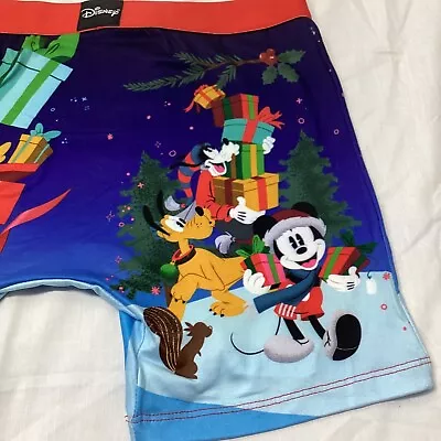 Disney Men's Crazy Boxer Christmas Underwear Boxers Size XL Mickey Mouse • $9.99