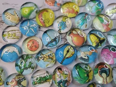 54 Loteria Glass Gems Chips & Deck Don Clemente Images  Reunion Party Easter Day • $24