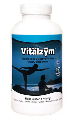 Vitalzym Systemic And Digestive Enzyme Formula 450 Caps - World Nutrition • $110