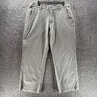 Mountain Khakis Pants Mens 38x30 Beige Relaxed Fit Outdoors Chino Hiking Logo • $25