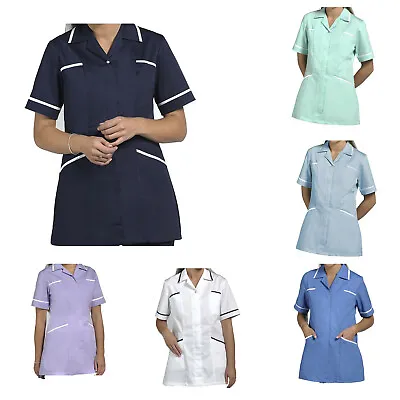 Healthcare Nursing Beauty Tunics Woman Girls Ladies Top Uniform Shirts Top -T70 • £13.99