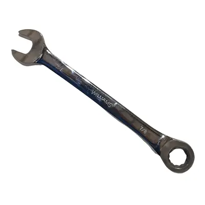 JH Williams 7/8  Ratcheting Combination Wrench 12 Point Fully Polished 1228NRC • $19.99