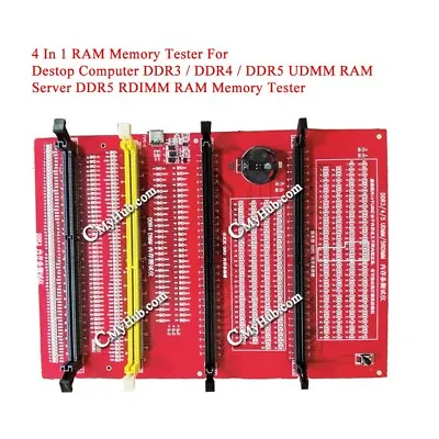 Desktop DDR3 DDR4 DDR5 & Server DDR5 RAM Memory Diagnostic Analyzer Tester Card • $32.99