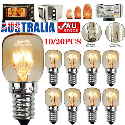For 10/20pcs E14 Light Bulbs 15/25W Himalayan Salt Lamp Salt Lamp Globe Bulb AU • $10.69