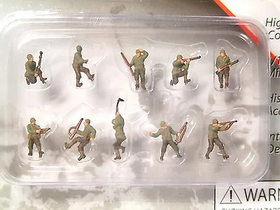 Pegasus 1/144 852 WWII Americans (10 Prepainted Figures In Box) • $13.25