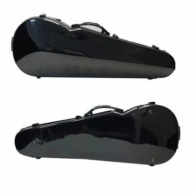 Strong Black Color Fiberglass Adjustable Viola Case 15-17  Two Bow Holders • $99.99