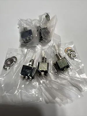 5 LOT ALCO MST315D MINI TOGGLE SWITCH 2 Position 3 Circuit ON-ON 5A 115V Japan • $10