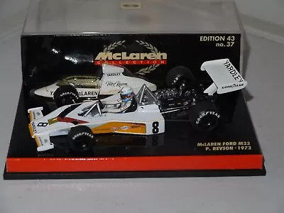 Minichamps F1 1:43 1973 Peter Revson McLaren Ford Yardley • $45