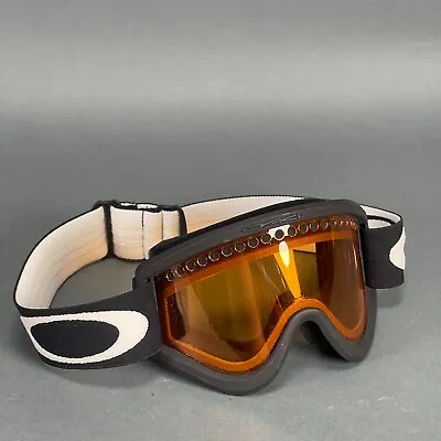 Vintage Oakley Snowboarding Skiing Snow Goggles Kids Youth Size XS Clean Lenses • $98